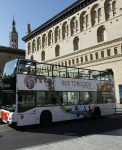 Tourist Bus of Zaragoza day